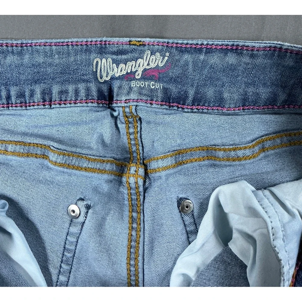 Wrangler‎ Womens Bootcut Jeans Medium Wash Blue Denim Size 9x30 1000MW2KM